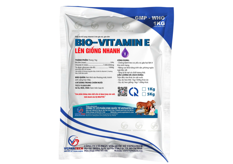 BIO-VITAMIN E  LÊN GIỐNG NHANH